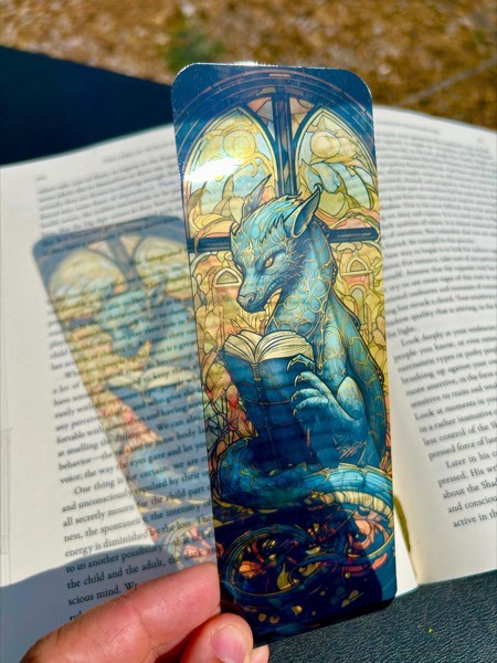 Dragon Stained Glass Bookmark stained glass bookmark