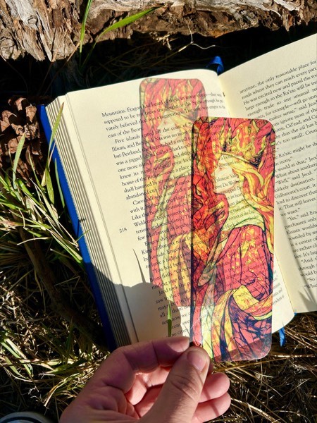 Throne of Fireheart Glass Bookmark… stained glass bookmark
